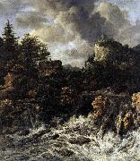 Jacob van Ruisdael The Waterfall France oil painting artist